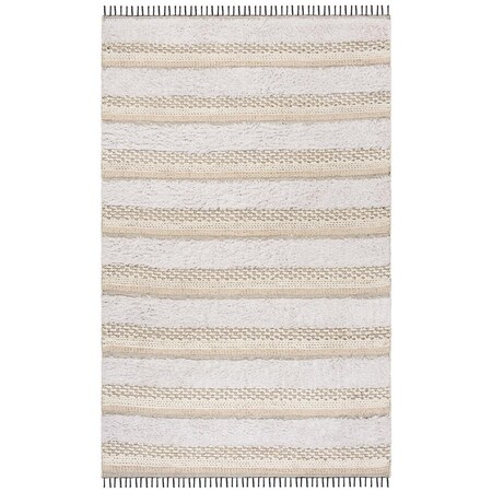 Safavieh 10 x 14 ft. Boston Rectangle Area Rug Ivory & Beige BOS101A-10